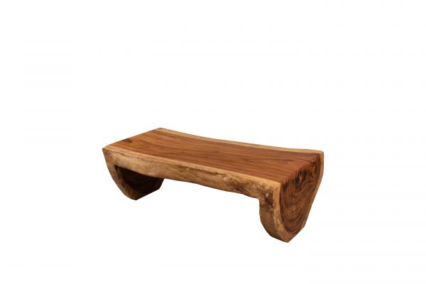 acacia log coffee table