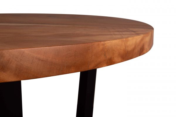 Acacia Restaurant Table Round with Standard Edge