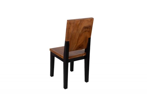 Acacia wood dining chairs
