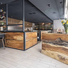 custom acacia wood restaurant furniture