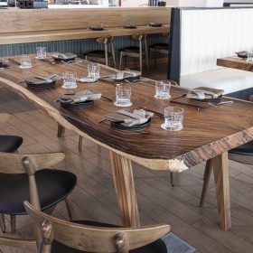 commercial custom acacia wood restaurant furniture kojo
