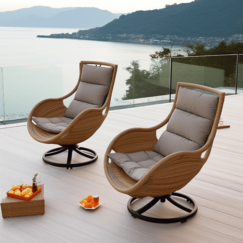 sling patio rocking chair